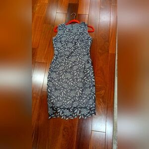 WHBM Gray Lace dress - Sz 6